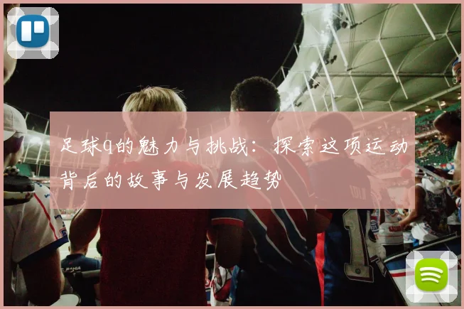 足球q的魅力与挑战：探索这项运动背后的故事与发展趋势